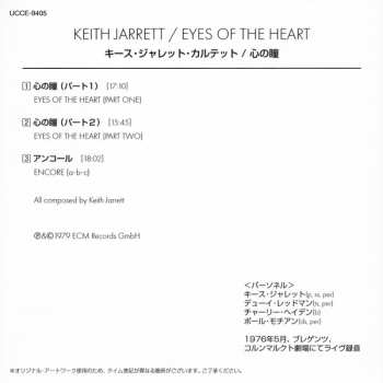 CD Keith Jarrett: Eyes Of The Heart LTD