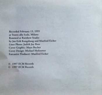CD Keith Jarrett: La Scala