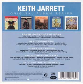 5CD/Coffret Keith Jarrett: Original Album Series
