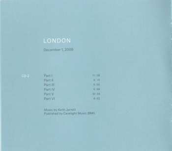 3CD Keith Jarrett: Paris / London · Testament