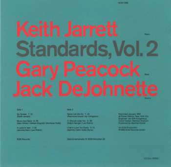 SACD Keith Jarrett: Standards, Vol. 2