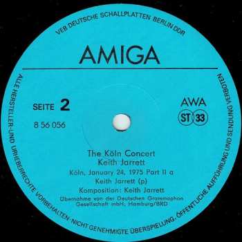 2LP Keith Jarrett: The Köln Concert