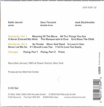 3CD/Coffret Keith Jarrett Trio: Setting Standards - New York Sessions LTD