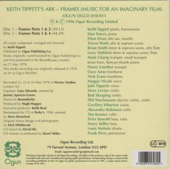 2CD Keith Tippett's Ark: Frames (Music For An Imaginary Film) DIGI