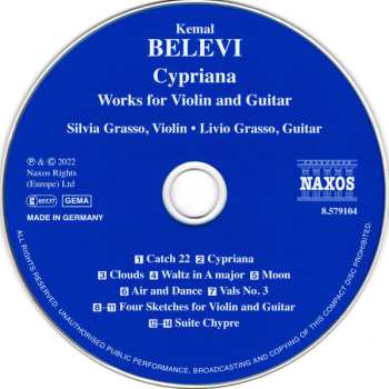 CD Kemal Belevi: Cypriana – Works For Violin And Guitar