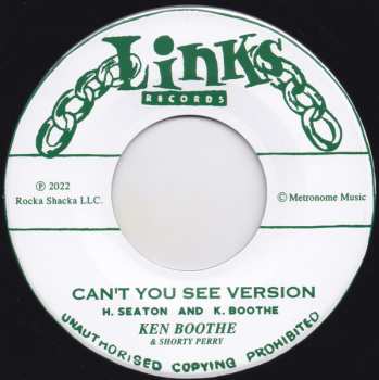 Album Ken Boothe: Can't You See Version / Aren't You The Guy