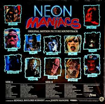 LP Kendall Roclord Schmidt: Neon Maniacs (Original Motion Picture Soundtrack) CLR | NUM