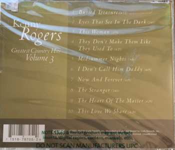 CD Kenny Rogers: Greatest Country Hits Volume 3