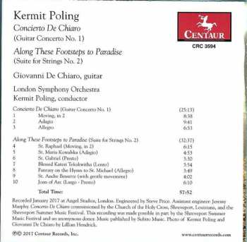 CD The London Symphony Orchestra: Concierto De Chiaro (Guitar Concerto No. 1) / Along These Footsteps To Paradise (Suite For Strings No. 2)
