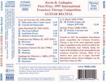 CD Kevin R. Gallagher: Guitar Recital