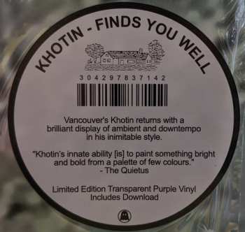 LP Khotin: Finds You Well CLR | LTD