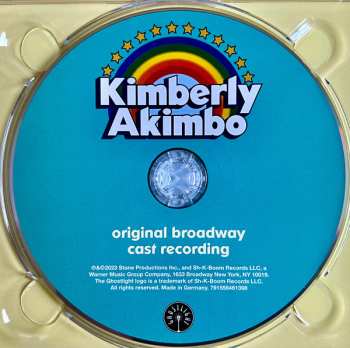 CD "Kimberly Akimbo" Original Broadway Cast: Kimberly Akimbo Original Broadway Cast Recording