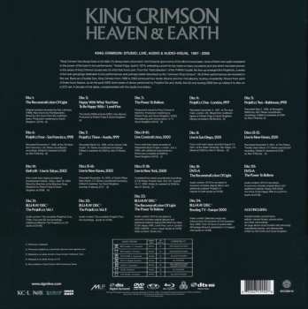 18CD/2DVD/Coffret/4Blu-ray King Crimson: Heaven & Earth LTD