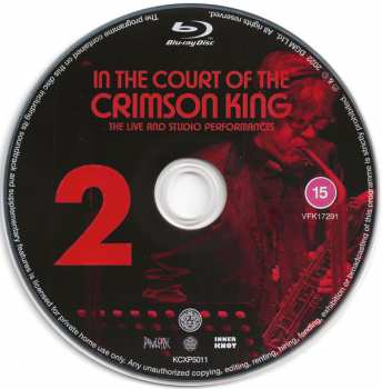 4CD/2DVD/Coffret/2Blu-ray King Crimson: In The Court Of The Crimson King (King Crimson At 50   A Film By Toby Amies)