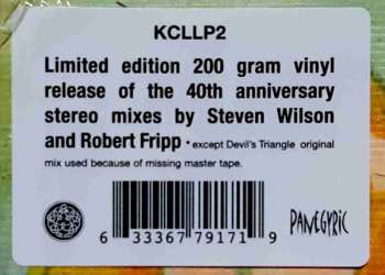 LP King Crimson: In The Wake Of Poseidon LTD