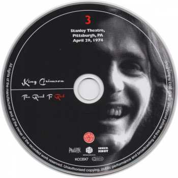 21CD/DVD/Coffret/2Blu-ray King Crimson: The Road To Red LTD