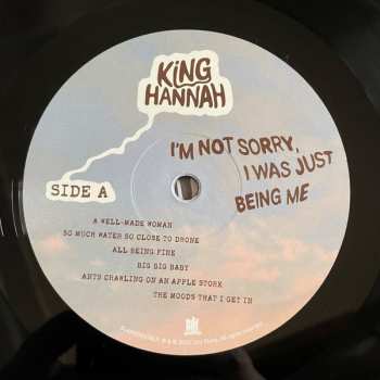 LP King Hannah: I'm Not Sorry, I Was Just Being Me