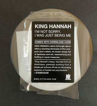 LP King Hannah: I'm Not Sorry, I Was Just Being Me