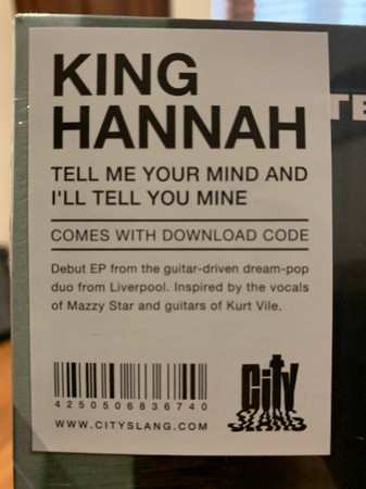 LP King Hannah: Tell Me Your Mind And I'll Tell You Mine