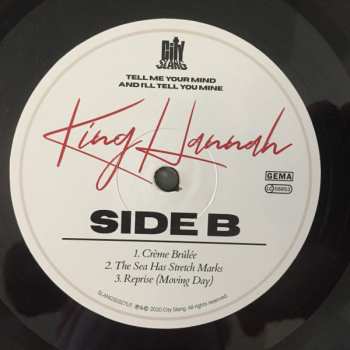 LP King Hannah: Tell Me Your Mind And I'll Tell You Mine