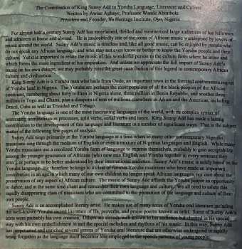 2CD King Sunny Ade: Bábá Mo Túndé