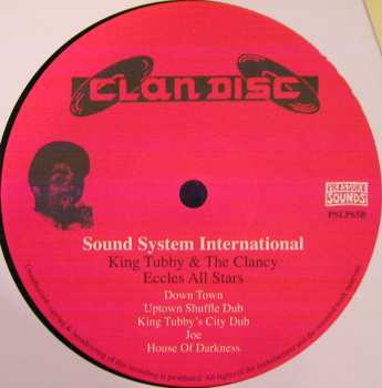 LP King Tubby: Sound System International Dub LP