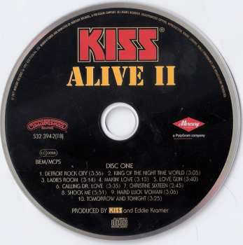 2CD Kiss: Alive II