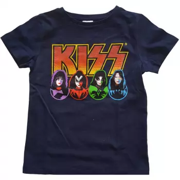 T-shirt pour enfants Logo Kiss, Faces & Icons 