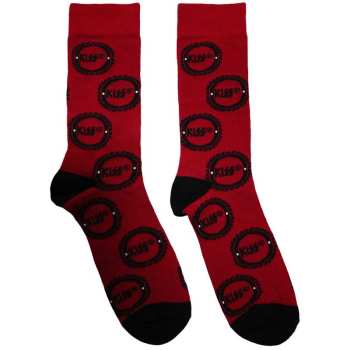 Merch Kiss: Chaussettes à la cheville Buzzsaw Logo Kiss Pattern