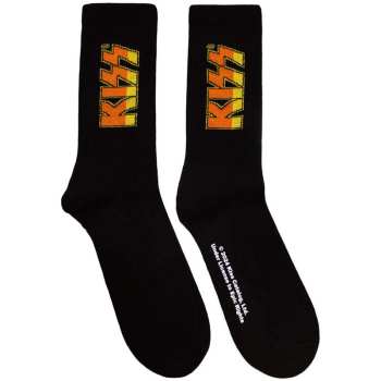 Marchandises Kiss: Kiss Unisex Terry Socks: Classic Logo (black) (uk Size 4 - 7) 36 - 42