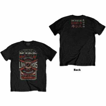 Marchandises Kiss: Tričko Japan Live 2015  S