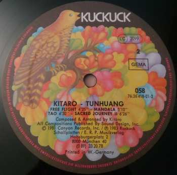 LP Kitaro: Tunhuang