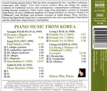 CD Klara Min: Ripples On Water (Korean Piano Music)