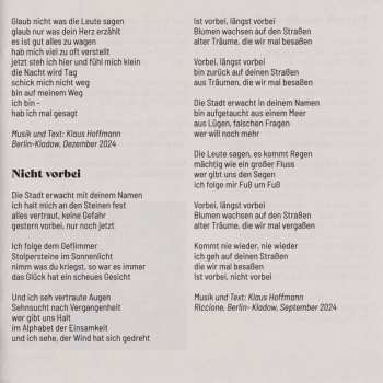 CD Klaus Hoffmann: Ich Bin