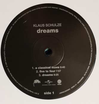 LP Klaus Schulze: Dreams