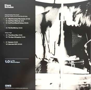 2LP Klaus Schulze: La Vie Electronique Volume 1.0 LTD | DLX