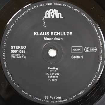 LP Klaus Schulze: Moondawn