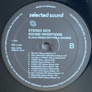 LP Klaus Weiss Rhythm & Sounds: Sound Inventions