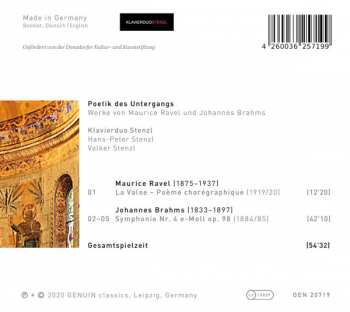 CD Klavierduo Hans-Peter Und Volker Stenzl: Poetik Des Untergangs