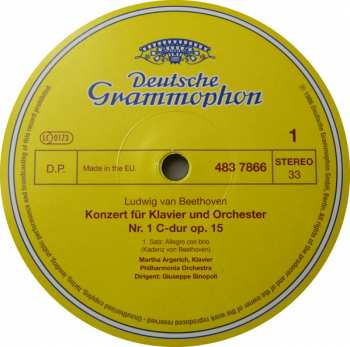 2LP Ludwig van Beethoven: Klavierkonzerte Nos. 1 & 2