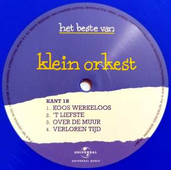 2LP Klein Orkest: Het Beste Van CLR