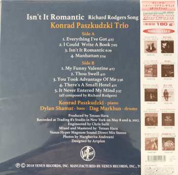 LP Konrad Paszkudzki Trio: Isn't It Romantic LTD