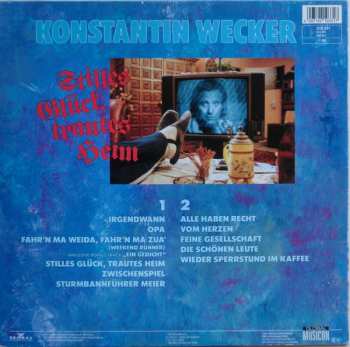 LP Konstantin Wecker: Stilles Glück, Trautes Heim