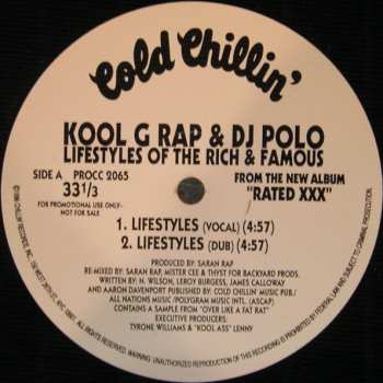 Album Kool G Rap & D.J. Polo: Lifestyles Of The Rich & Famous