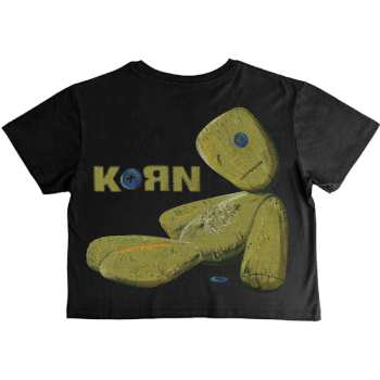 Marchandises Korn: Korn Ladies Crop Top: Doll Issues (back Print) (x-small) XS