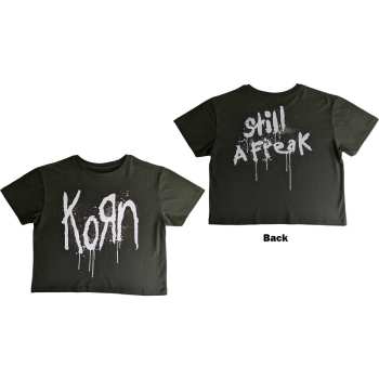 Marchandises Korn: Korn Ladies Crop Top: Still A Freak (back Print) (small) S