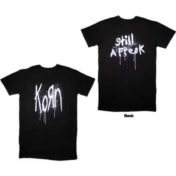 Marchandises Korn: Korn Ladies T-shirt Dress: Still A Freak (back Print) (large) L