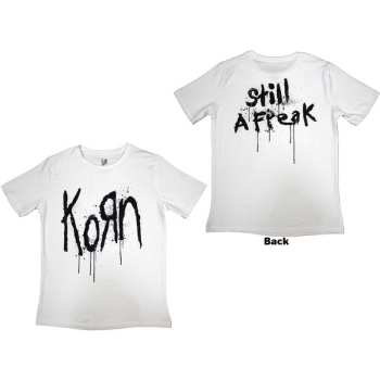 Marchandises Korn: Korn Ladies T-shirt: Still A Freak (back Print) (small) S