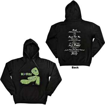 Marchandises Korn: Korn Unisex Pullover Hoodie: Issues Tracklist (back Print) (small) S