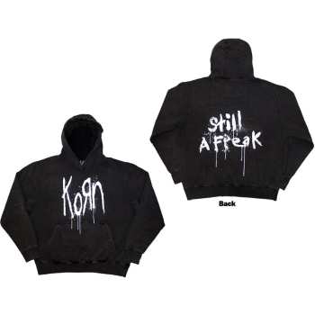Marchandises Korn: Korn Unisex Pullover Hoodie: Still A Freak (back Print & Wash Collection) (large) L